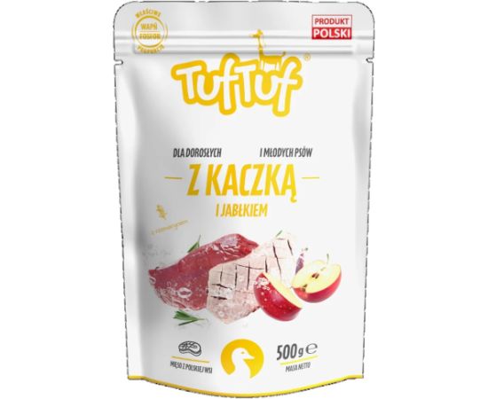 Tuftuf TUF TUF Duck Meal with Apple - wet dog food - 500g Suņu barība