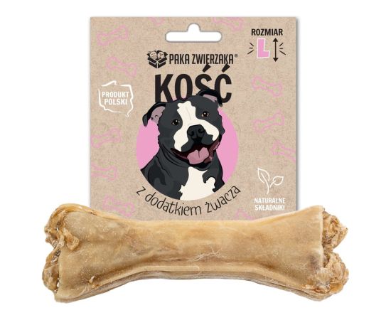 PAKA ZWIERZAKA Bone with tripe additive L 13,5 cm - dog treat - 70g Suņu barība