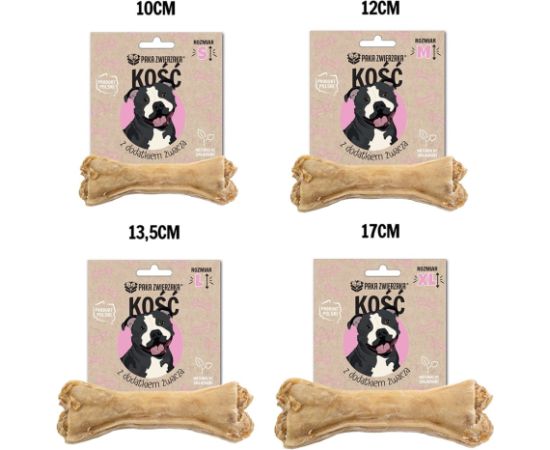 PAKA ZWIERZAKA Bone with tripe additive L 13,5 cm - dog treat - 70g Suņu barība