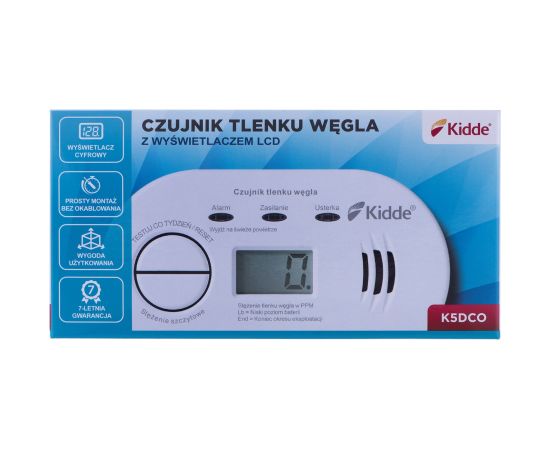 K5DCO KIDDE CARBON MONOXIDE AND CARBON MONOXIDE DETECTOR Detektori