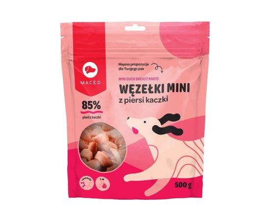 MACED Mini duck breast knots - Dog treat - 500g Suņu barība