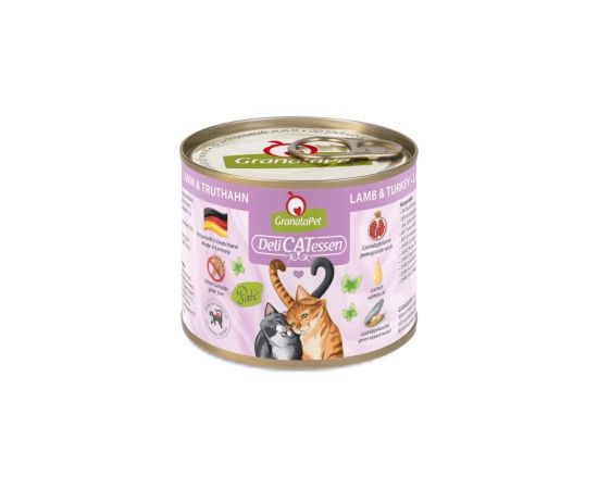 Fox4pets GRANATAPET DeliCATessen Lamb and turkey - wet cat food - 200g Консервы кошек