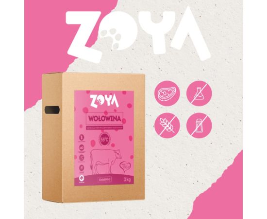 ZOYA ColdPRO Beef - dry dog food - 3kg Suņu barība
