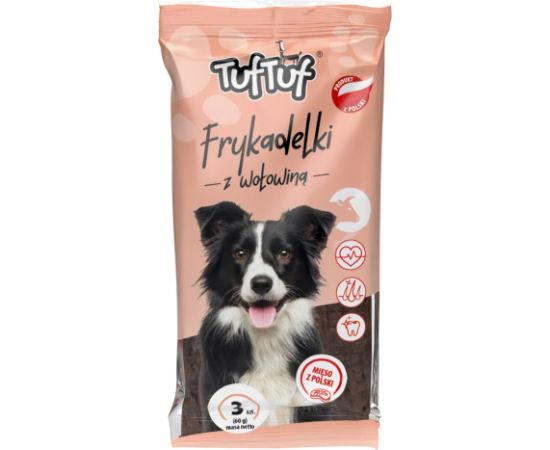 Tuftuf TUF TUF Meaty sticks with beef - dog treat - 70g Suņu barība