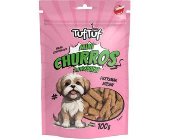 Tuftuf TUF TUF Mini Churros with poultry - dog treat - 100g Suņu barība