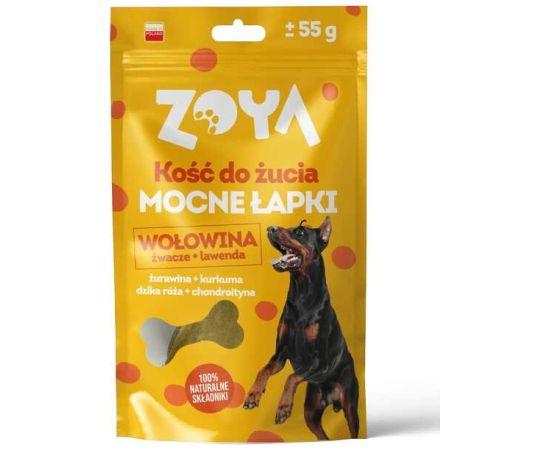 ZOYA Chewing bone Beef with lavender - dog treat - 55g Suņu barība