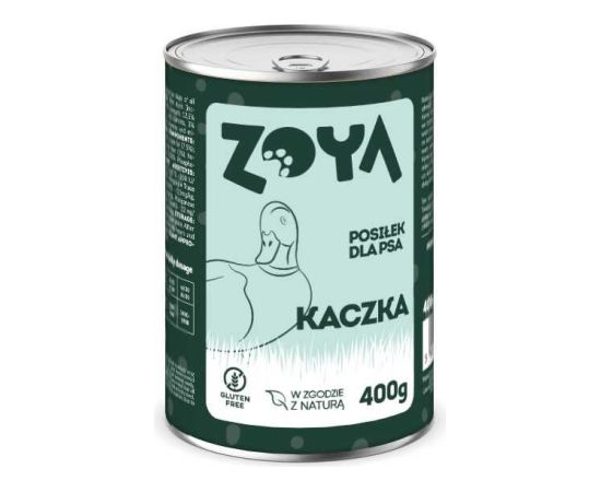 ZOYA Kaczka – puszka mokra karma dla psów 400g Suņu barība