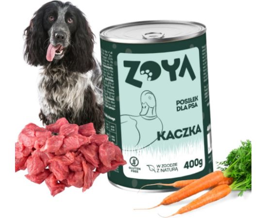 ZOYA Kaczka – puszka mokra karma dla psów 400g Suņu barība