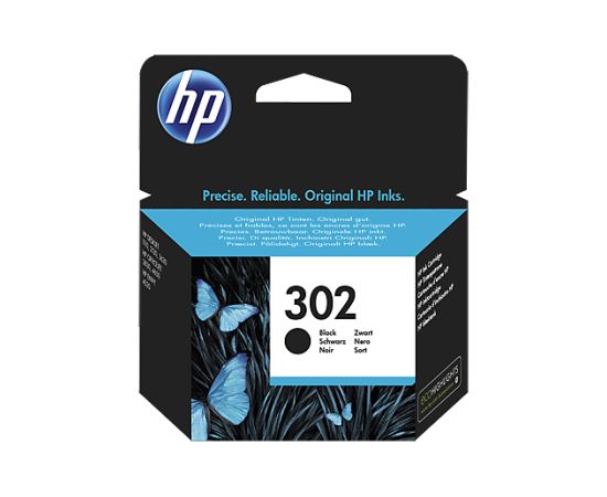 HP 302 (F6U66AE) Ink Cartridge, Black (SPEC) Чернила для принтера