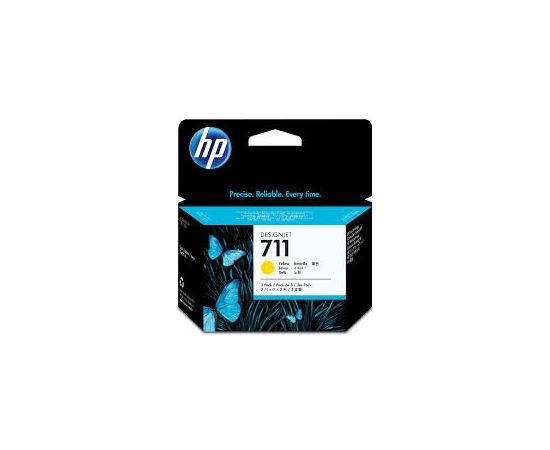 HP 711 3-pack (CZ136A) Ink Cartridge, Yellow (SPEC) Чернила для принтера