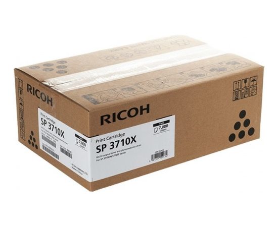 Ricoh SP 3710X (408285) Toner Cartridge, Black (SPEC) Lāzerprinteru izejmateriāli