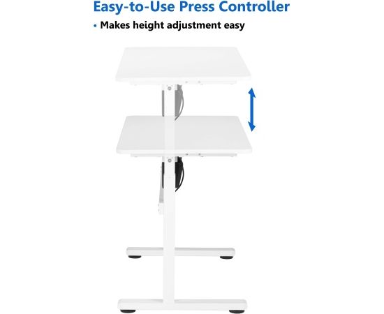 Adjustable Height Table Up Up Balder White (SPEC) Jaunumi -Dārzam