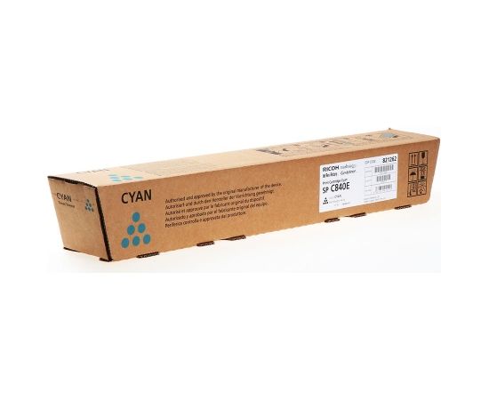 Ricoh SPC840A (821262) Toner Cartridge, Cyan (SPEC) Lāzerprinteru izejmateriāli
