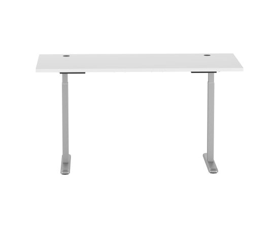 Adjustable Height Table Up Up Bjorn Gray, Table top M White Biroja galdi