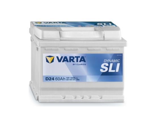 VARTA DYNAMIC SLI D24 12V 60Ah 540A (EN) 242x175x190 0/1 EAN4016987167588 Akumulatori