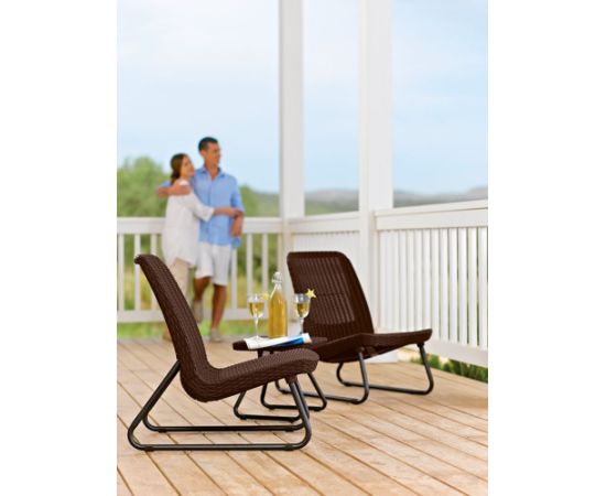 Keter Dārza mēbeļu komplekts Rio Patio Set brūns Jaunumi -Dārzam
