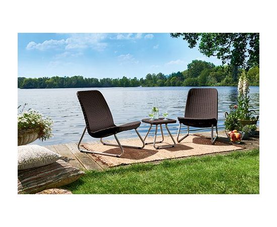 Keter Dārza mēbeļu komplekts Rio Patio Set brūns Jaunumi -Dārzam