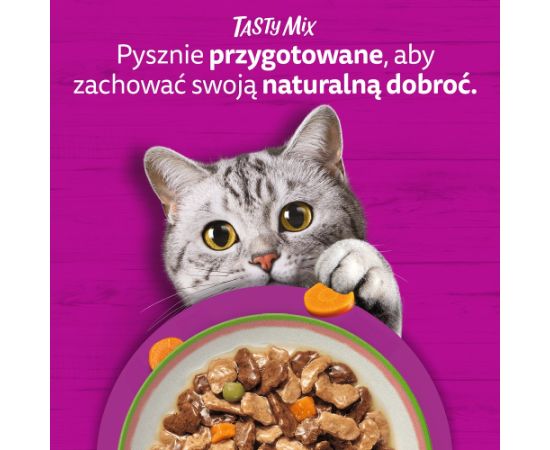 Whiskas Tasty mix wybór szefa kuchni w sosie mokra karma dla kota 40x85g Kaķu konservi