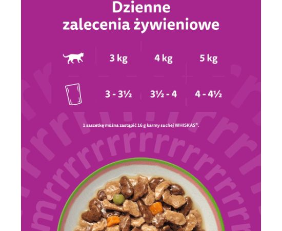 Whiskas Tasty mix wybór szefa kuchni w sosie mokra karma dla kota 40x85g Kaķu konservi