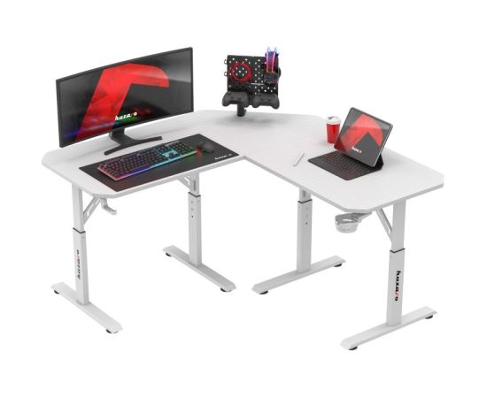 Biurko gamingowe Huzaro Hero 7.3 White Gaming galdi