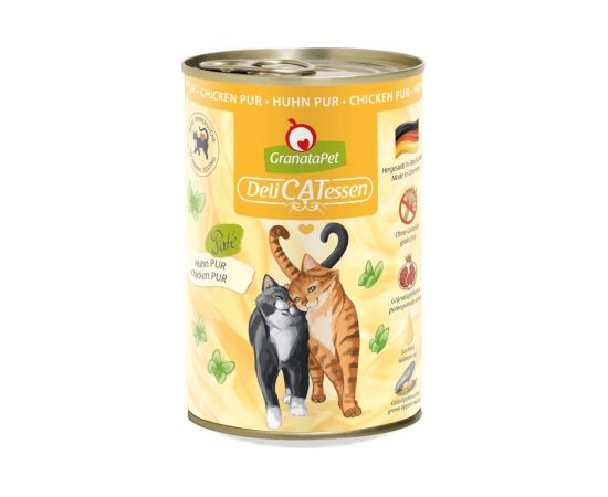 Fox4pets GRANATAPET DeliCATessen Chicken - wet cat food - 400g Консервы кошек