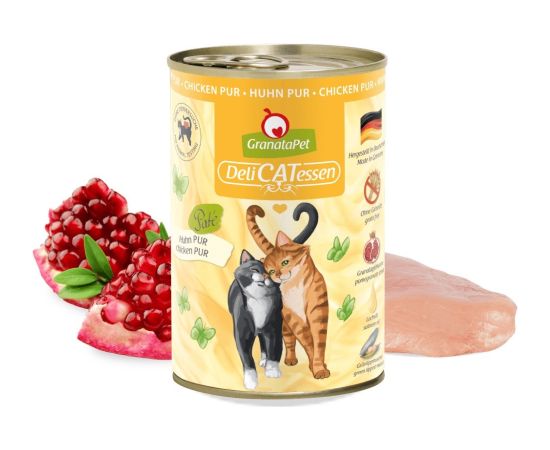 Fox4pets GRANATAPET DeliCATessen Chicken - wet cat food - 400g Консервы кошек