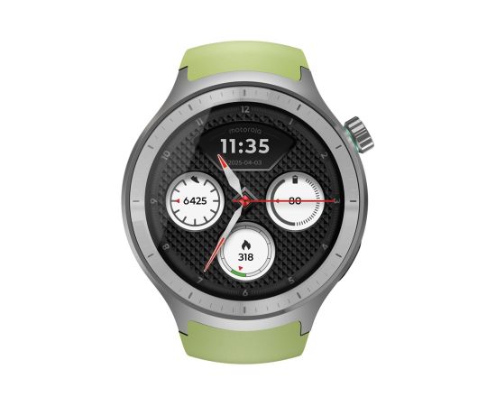 Motorola Moto Watch 3.63 cm (1.43") OLED 47 mm Digital Touchscreen Silver GPS (satellite) Новинки смартфонов и телефонов