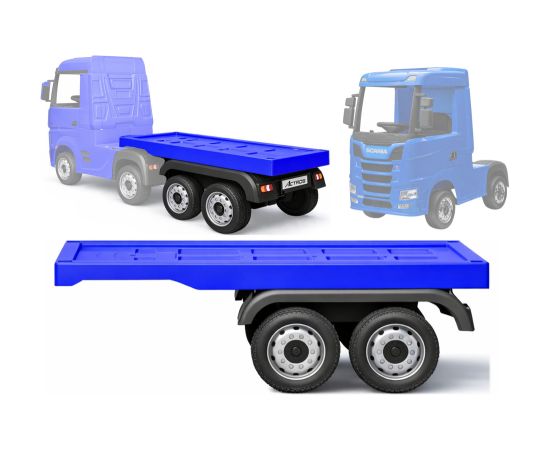 Lean Cars HL358 Mercedes Scania Actros blue vehicle semi-trailer Новости - Детские товары