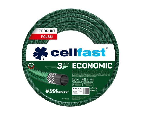 Laistīšanas šļūtene Cellfast ECONOMIC; 1/2''; 10 m Laistīšanas šļūtene 