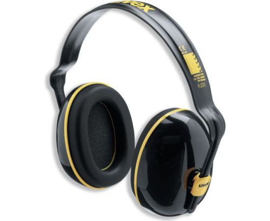Ausu aizsargi Uvex K200; 28 dB; melns / dzeltens Citi darbarīki un piederumi