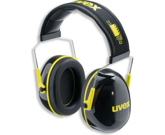 Ausu aizsargi Uvex K2; 32 dB; melns / dzeltens Citi darbarīki un piederumi