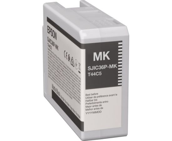 Epson SJIC36P(MK) (C13T44C540) Ink Cartridge, Matte Black Tintes printeru izejmateriāli