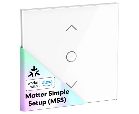 Meross MRS100MA(EU) Smart WiFi Blind Switch (Matter) Viedie slēdži