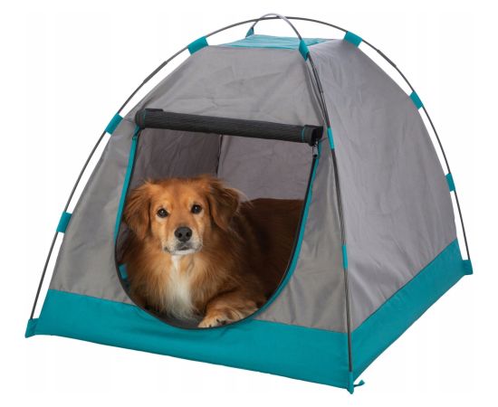 Trixie Namiot, dla psa, ciemnoszary/petrol, 47 × 34 × 47 cm Guļvieta mājdzīvniekiem