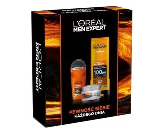 L'oreal Paris L’Oreal Paris L'OREAL_SET Men Expert Hydra Energetic krem nawilżający przeciwko oznakom starzenia 50ml + żel pod prysznic 400ml + DEO Roll-on 50ml Духи и косметика