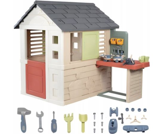 Smoby S.LIFE NATURE PLAYHOUSE + WORKSHOP Jaunumi, Bērnu preces