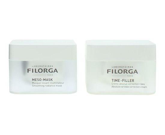 Set Filorga: Time-Filler, Anti-Wrinkle, Cream, For Face, 50 ml + Meso-Mask, Anti-Wrinkle, Cream Mask, For Face, 50 ml Sejas kopšana
