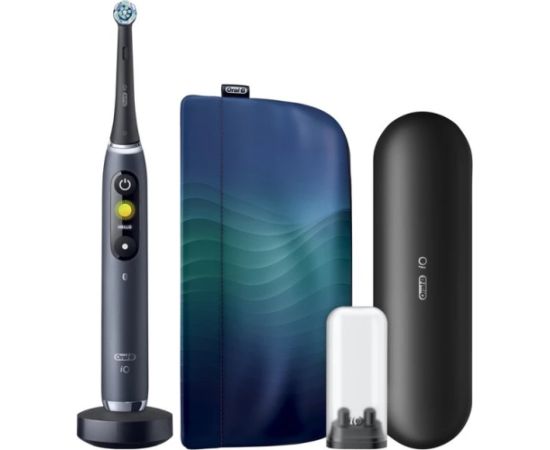 Braun Oral-B iO9 Black Special Edition  melna - Elektriska zobu birste IO9BLACK.SPEC (8700216868563)  Электрические зубные щетки, Ирригаторы 