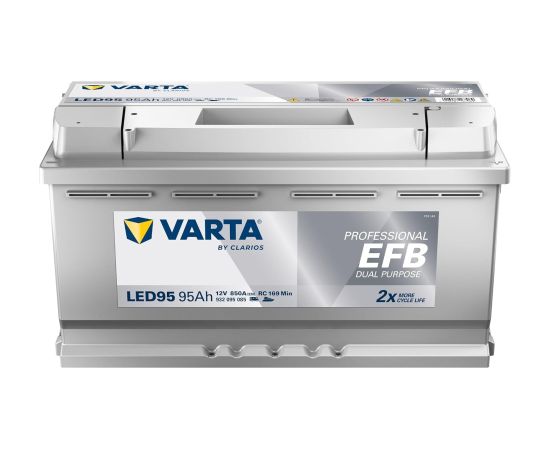 VARTA Professional Dual Purpose EFB LED95 12V 95Ah 850A(EN) 353x175x190 0/1 EAN4016987167069 Akumulatori