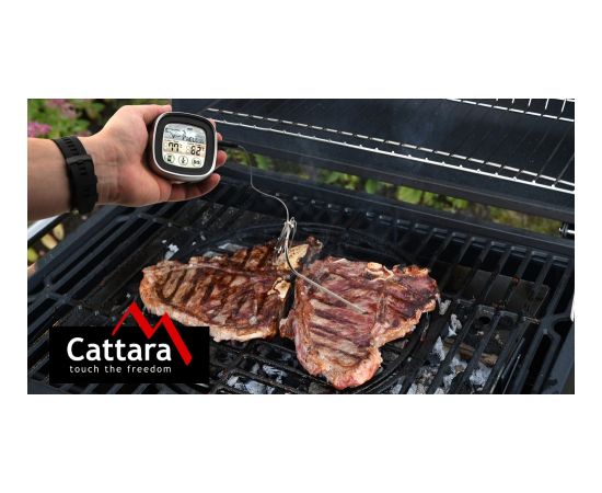 Cattara Digitālais grila termometrs ar zondi Grilu piederumi