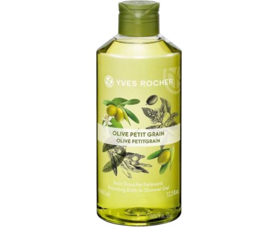 Yves Rocher, Olive Petitgrain, Olive oil, Relaxing, Shower Gel, All types, 400 ml Dušas želejas ķermenim