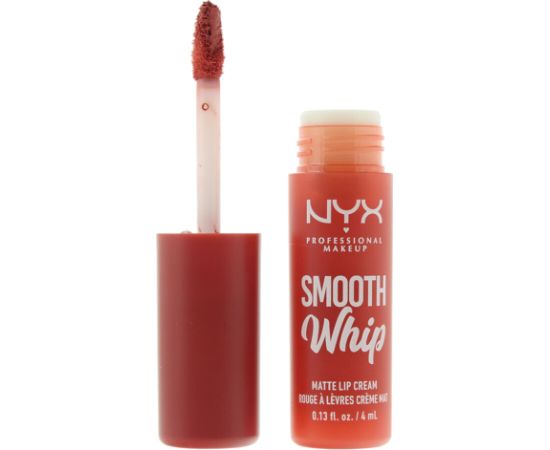 Nyx, Smooth Whip, Matte, Cream Lipstick, 02, Kitty Belly, 4 ml Lūpu krāsas, spīdumi, balzāmi