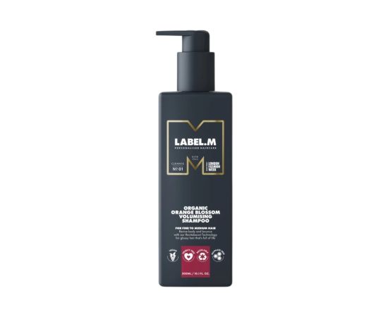 Label.M, Organic Orange Blossom, Hair Shampoo, Volume & Body, 300 ml Šampūni