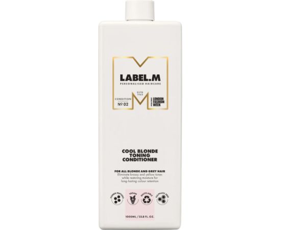 Label.M, Cool Blonde, Hair Conditioner, For Neutralisation Of Yellow Tones, 1000 ml Уход за волосами