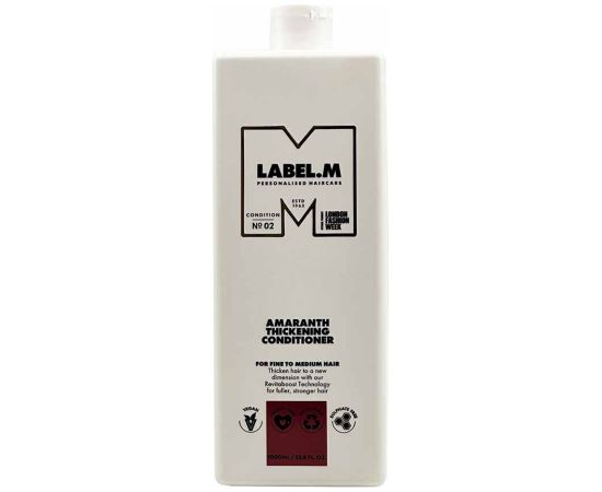 Label.M, Amaranth Thickening, Hair Conditioner, Densifying, 1000 ml Matu kopšana