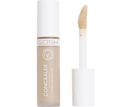 Gosh, Gosh, High Coverage, Liquid Concealer, 003, Sand, 6 ml Dekoratīvā kosmētika