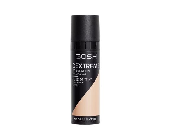 Gosh, Dextreme, Full Coverage, Liquid Foundation, 006, Honey, 30 ml Kосметические средства