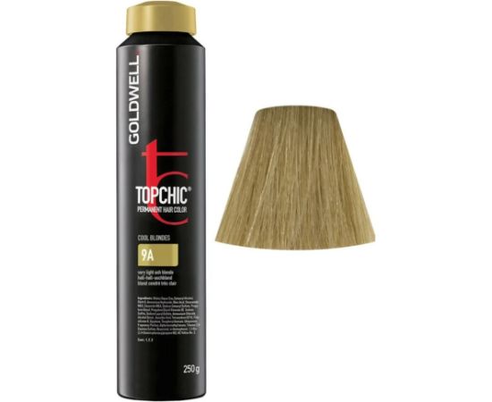 Goldwell, TopChic, Permanent Hair Dye, 9A Cool Blonde, 250 ml Matu kopšana