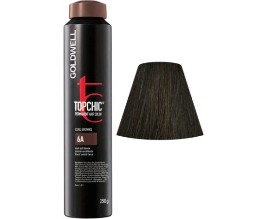 Goldwell, TopChic, Permanent Hair Dye, 6A Dark Ash Blonde, 250 ml Matu kopšana