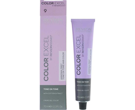 Revlon, Color Excel, Semi-Permanent Hair Dye, 9 Very Light Blonde, 70 ml Matu kopšana